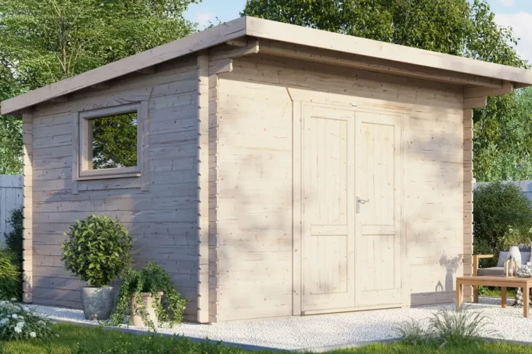 14 x 12 Pent 28mm Workshop Cabin