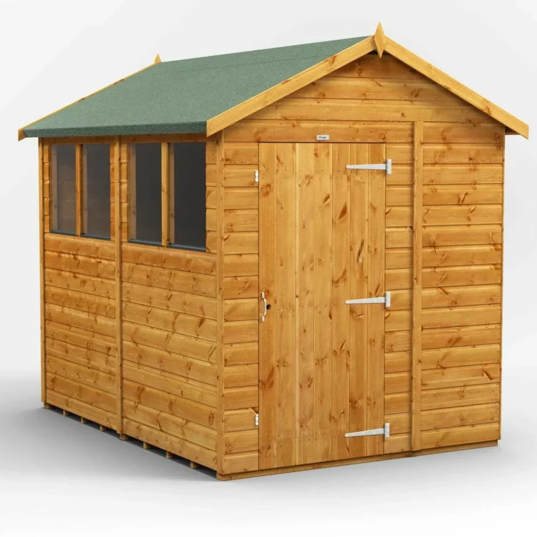Standard shed with windows